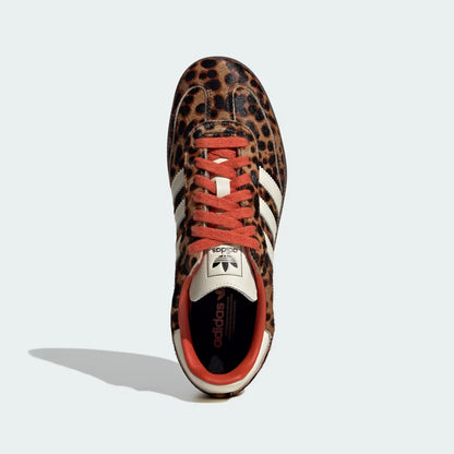 AD Samba Women's Red Leopard Sneakers