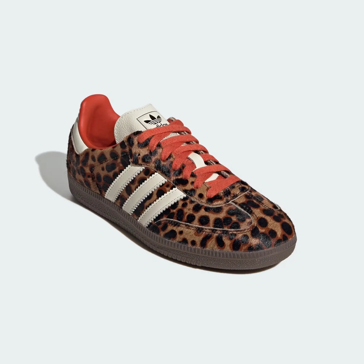 AD Samba Women's Red Leopard Sneakers