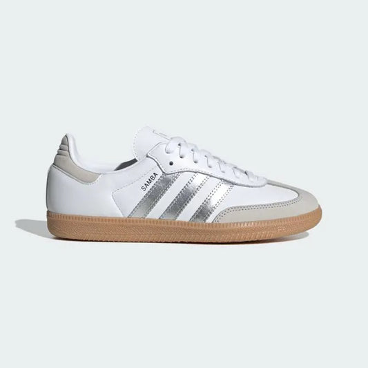 AD Samba OG Women's Cloud White Silver Metallic